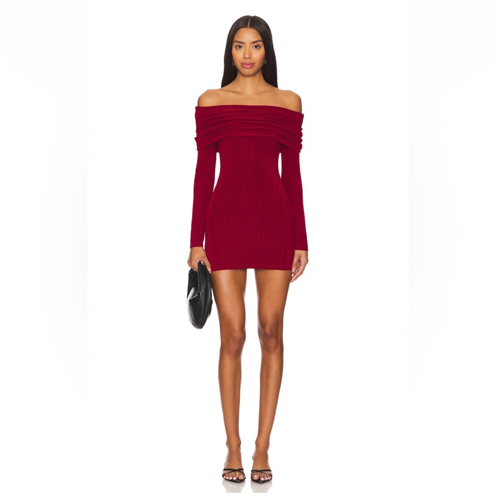 Megan Mini Dress in Wine